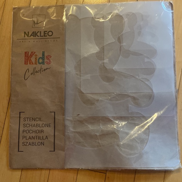 95. bear stencils set for kids room - Picture 4 of 5